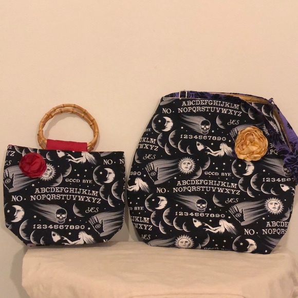 Ouija floral tote set - Picture 3 of 17